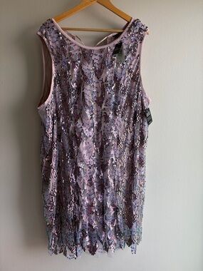 Torrid Lavender Sequin Dress